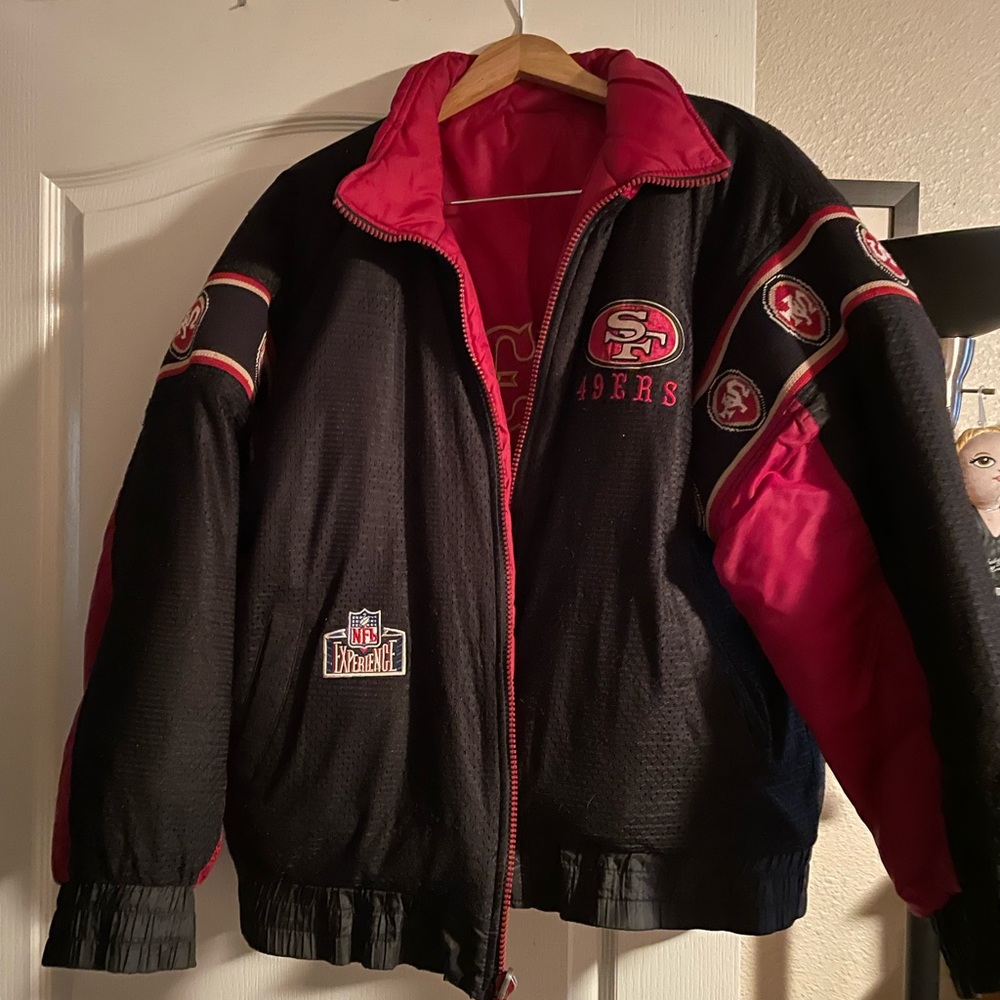 Vintage San Francisco 49er’s Pro Player reversible jacket